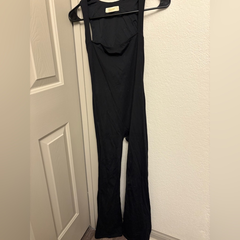 Black Sleeveless Jumpsuit